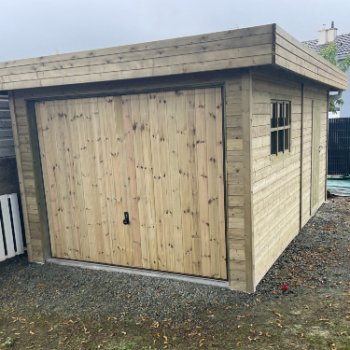 Garage en bois Toit Terrasse